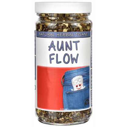 Aunt Flow Loose Leaf Herbal Tea Jar