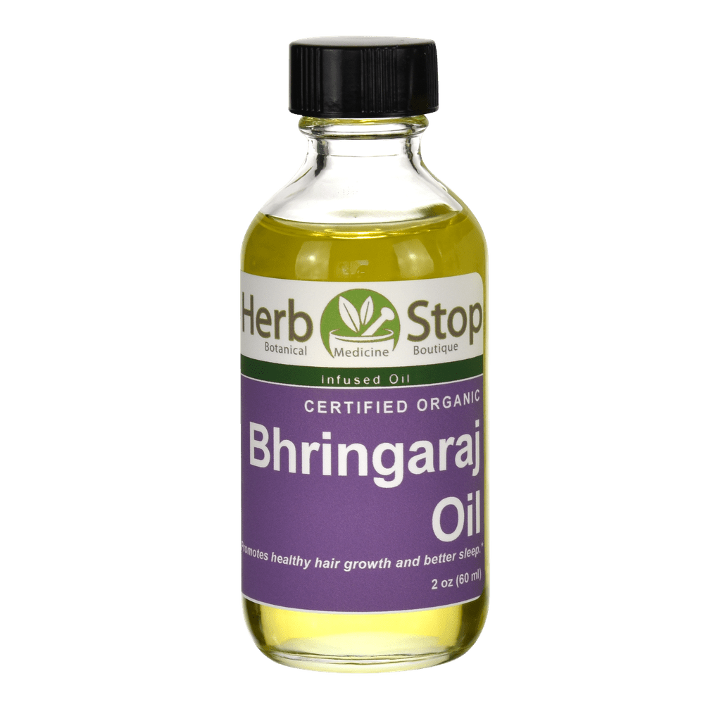 Organic Bhringaraj Infused Oil 2 oz