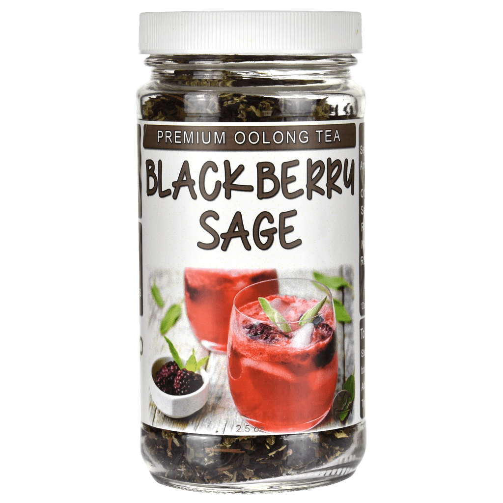 Blackberry Sage Oolong Loose Leaf Tea Jar