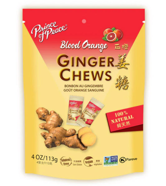 Prince of Peace Ginger Chews with Blood Orange