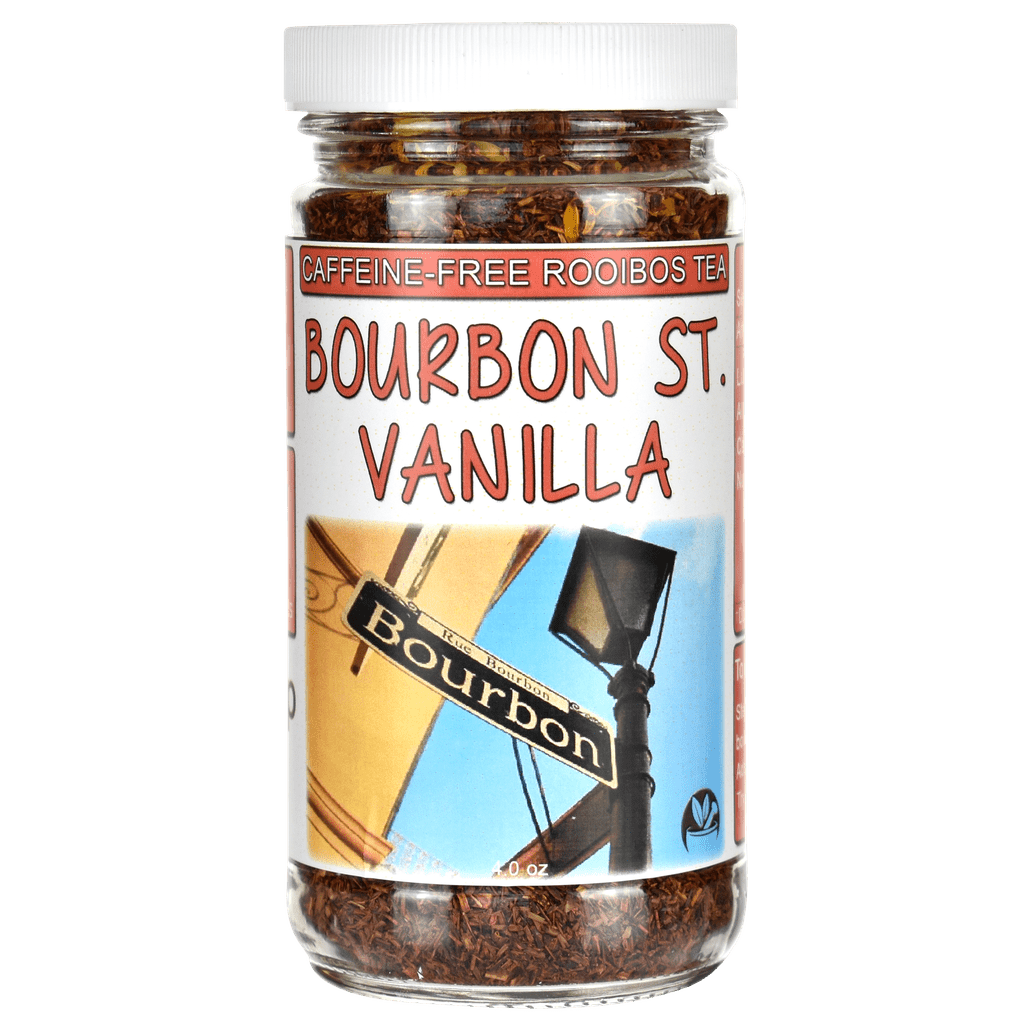 Bourbon Street Vanilla Loose Leaf Rooibos Tea Jar