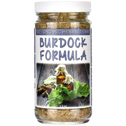 Organic Burdock Formula Essiac Loose Tea Jar