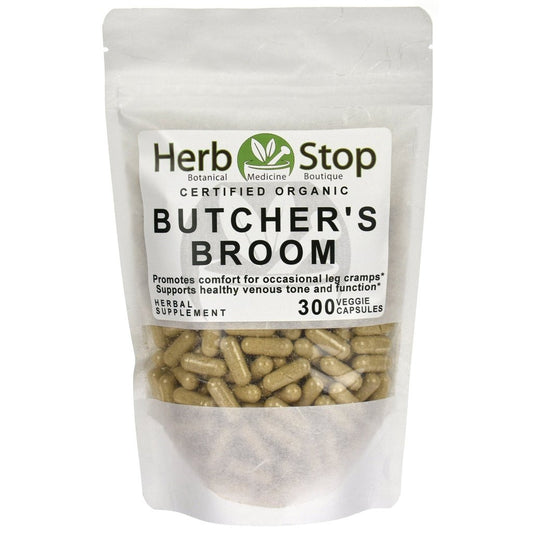 Butcher's Broom Capsules Bulk Bag