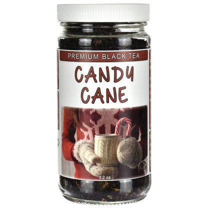 Candy Cane Loose Leaf Black Tea Jar