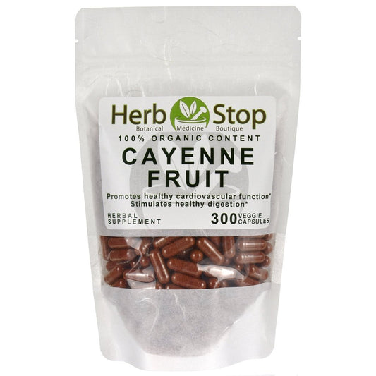 Cayenne Organic Capsules Bulk Bag