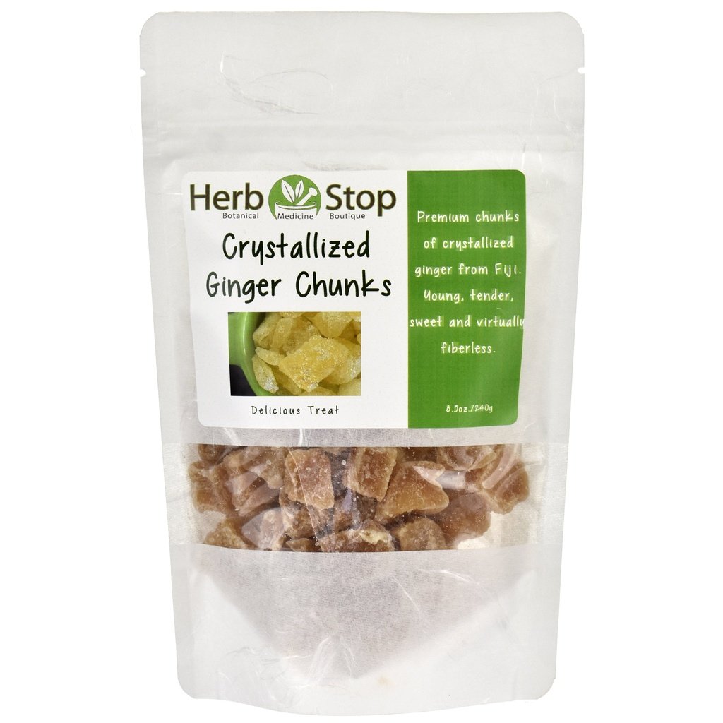 Organic Crystallized Ginger Chunks Bag