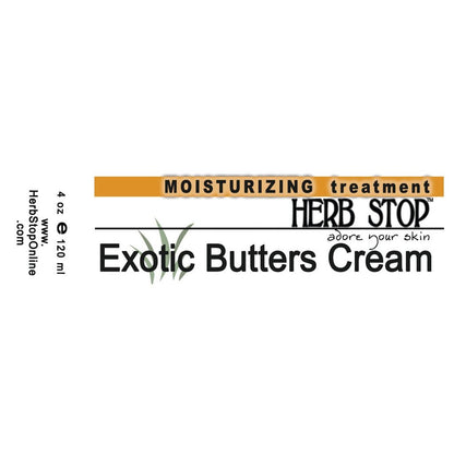 Exotic Butters Cream Label