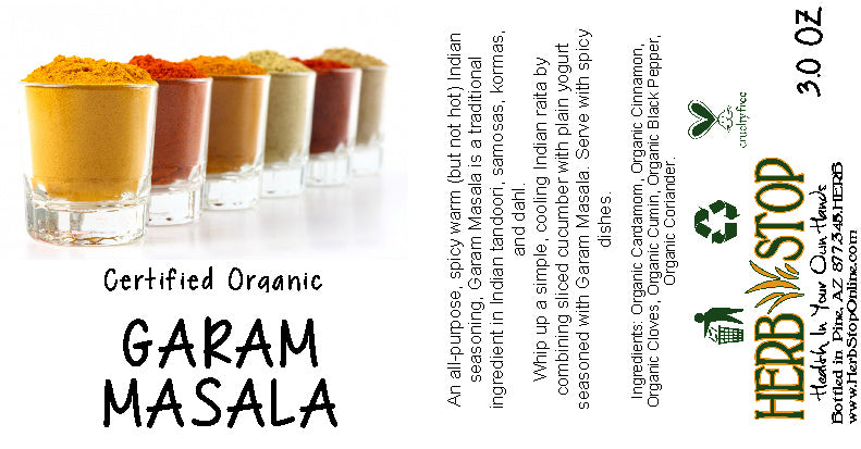 Garam Masala Label