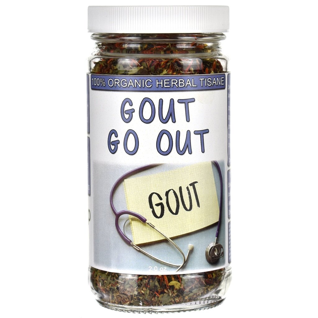 Organic Gout Go Out Herbal Tea Jar