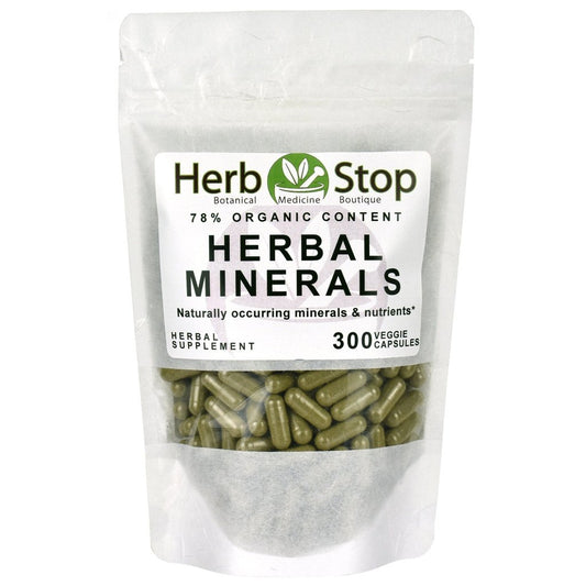 Organic Herbal Mineral Bulk Capsules Bag