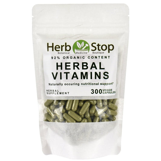 Organic Herbal Vitamins Capsules Bulk Bag