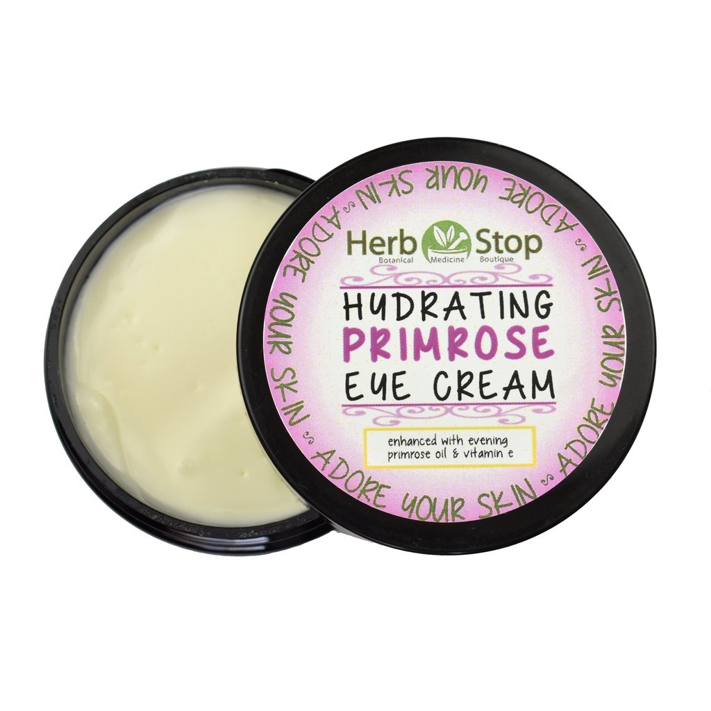 Hydrating Primrose Eye Cream Open Jar