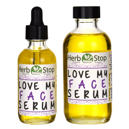 Love My Face Serum Bottles