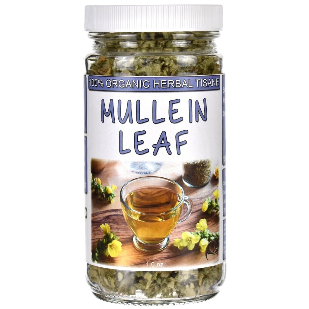 Organic Mullein Leaf Tea Jar