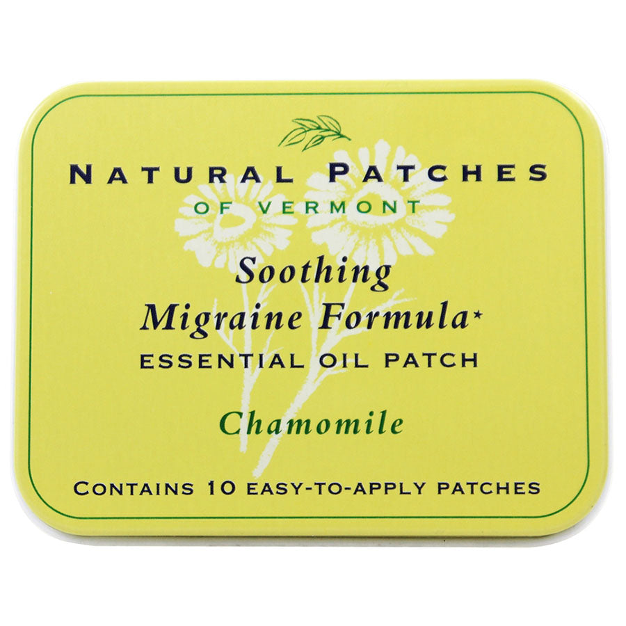 Natural Patches of Vermont Chamomile Soothing Migraine & Headache Formula