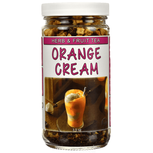 Orange Cream Loose Leaf Herb & Fruit Tea Jar Front