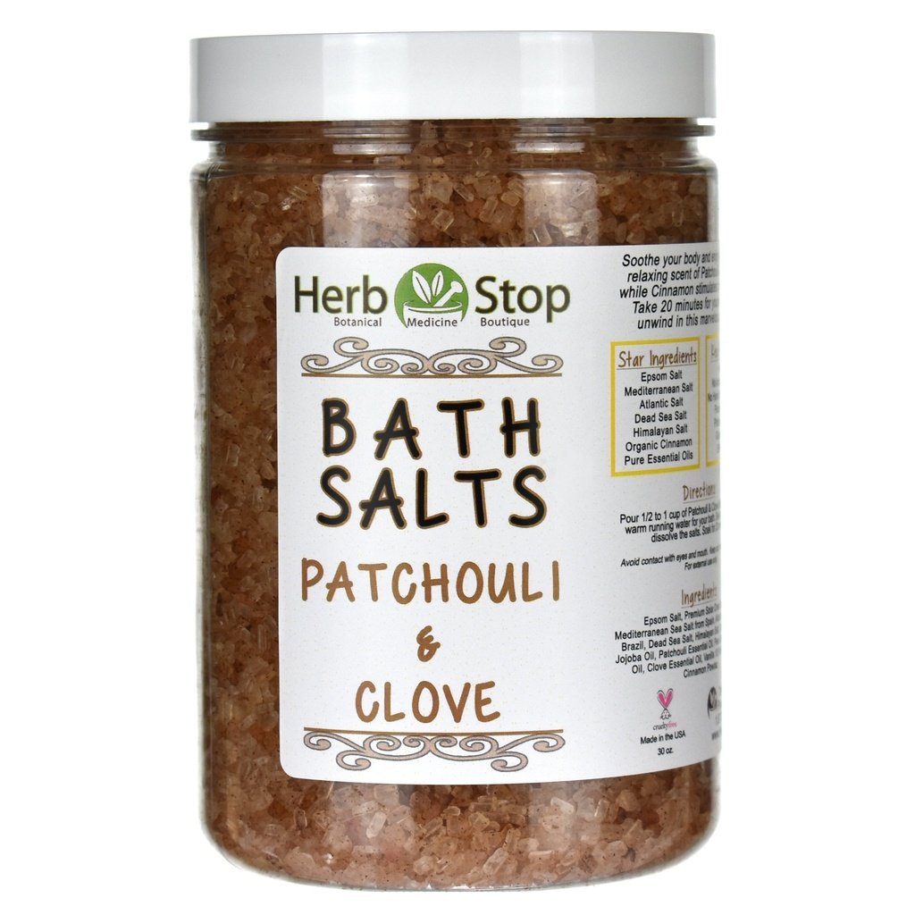 Patchouli & Clove Bath Salts Jar