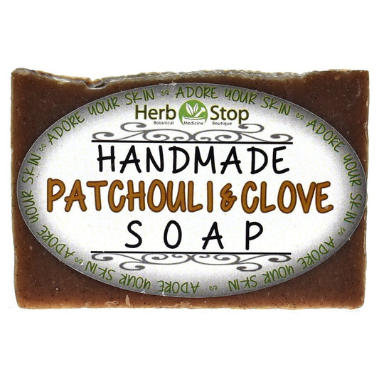 Patchouli & Clove Handmade Soap Front