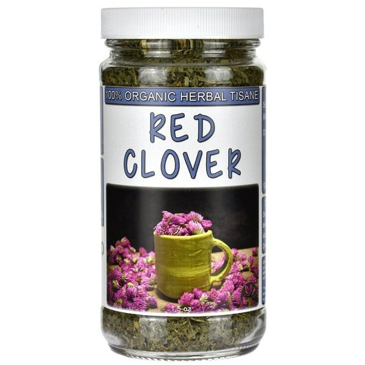 Organic Red Clover Tea Jar