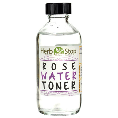 Rose Water Facial Toner 4 oz Bottle