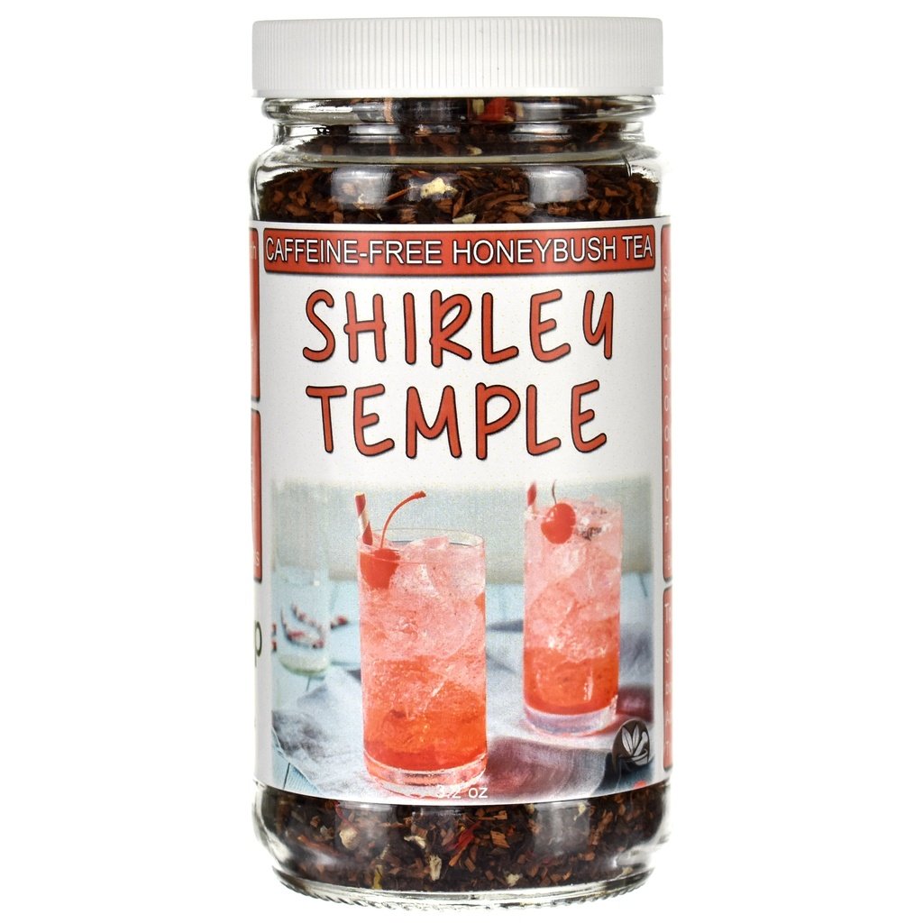 Organic Shirley Temple Honeybush Loose Leaf Tea Jar