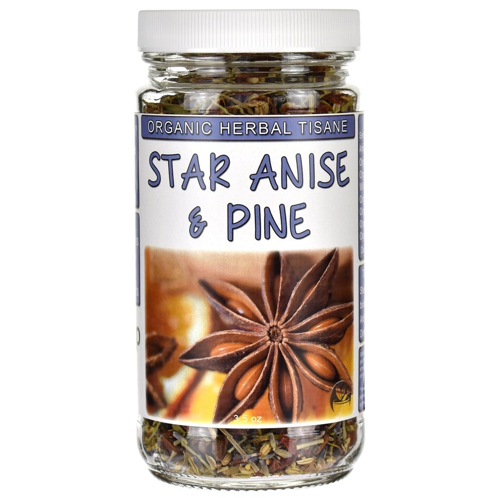 Organic Star Anise & Pine Needle Tea Jar