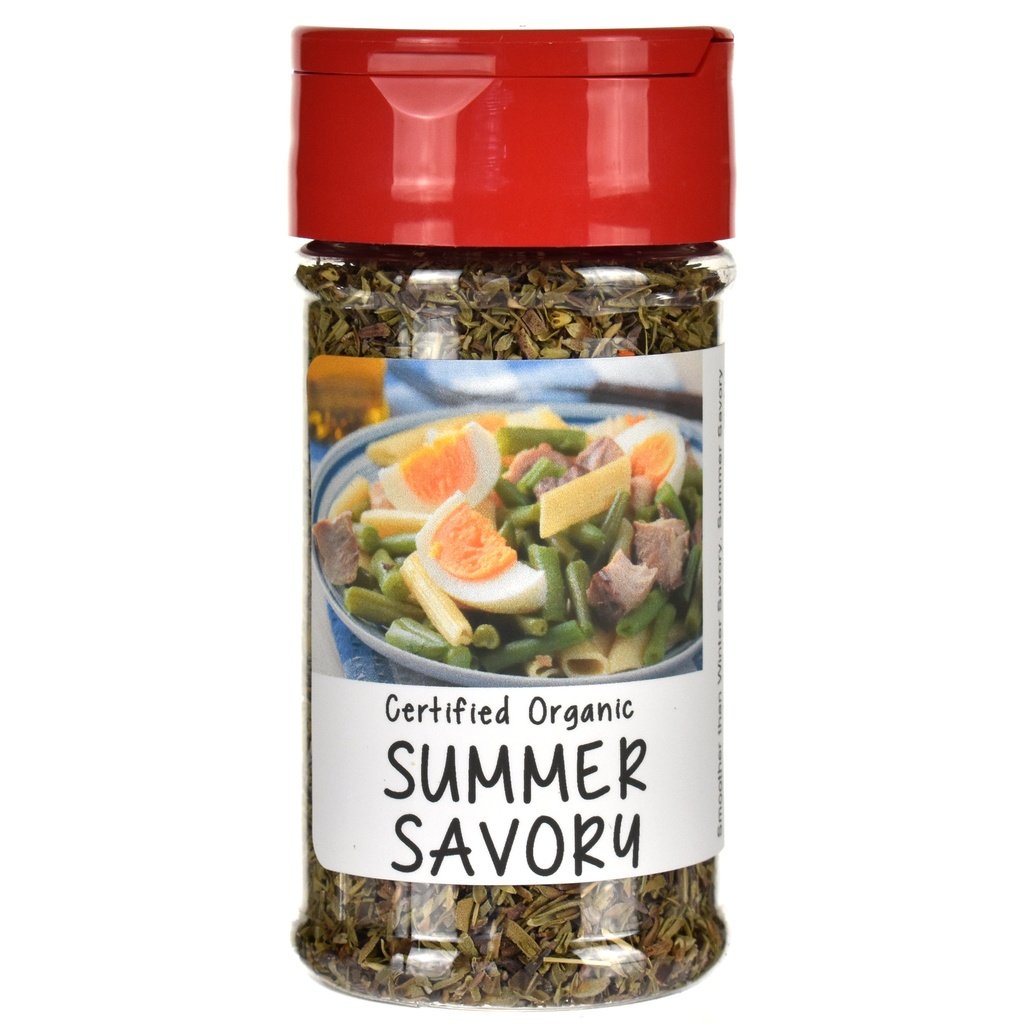 Organic Summer Savory Spice Jar