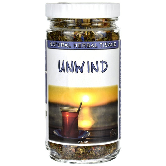 Unwind Herbal Tea Tisane Jar