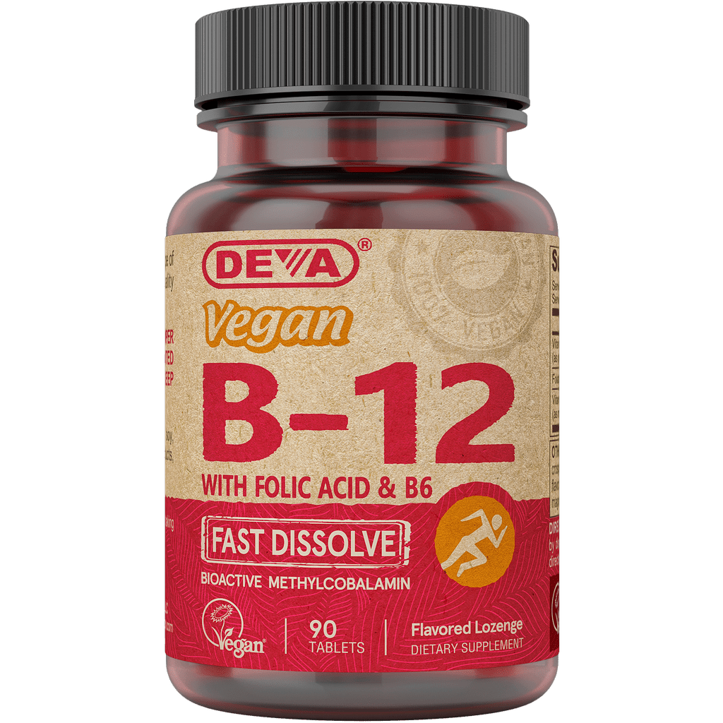 Deva Nutrition Vitamin B-12 with Folic Acid & B6