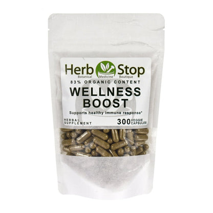 Wellness Boost Organic Capsules Bulk Bag