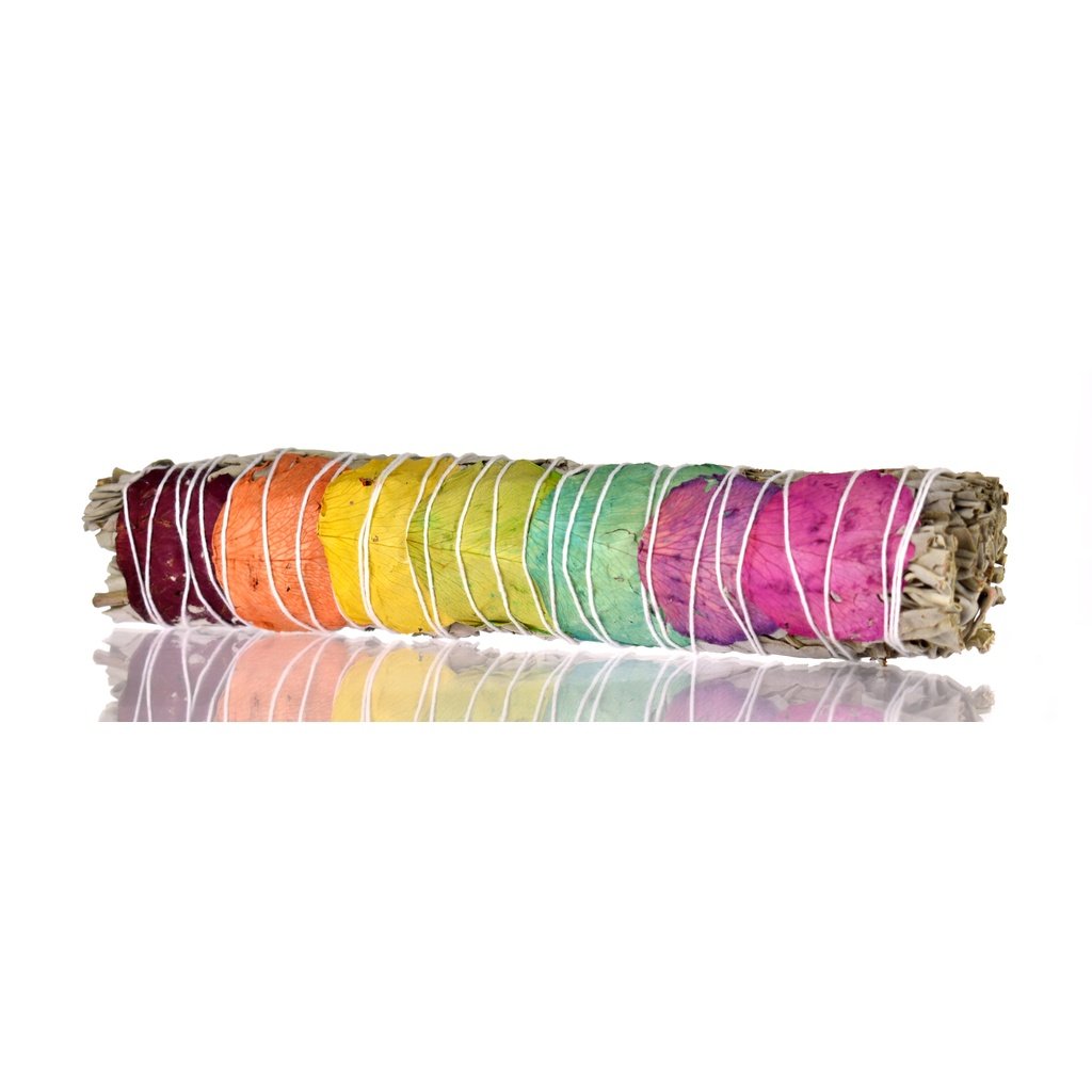 Seven Chakras White Sage Smudge Stick