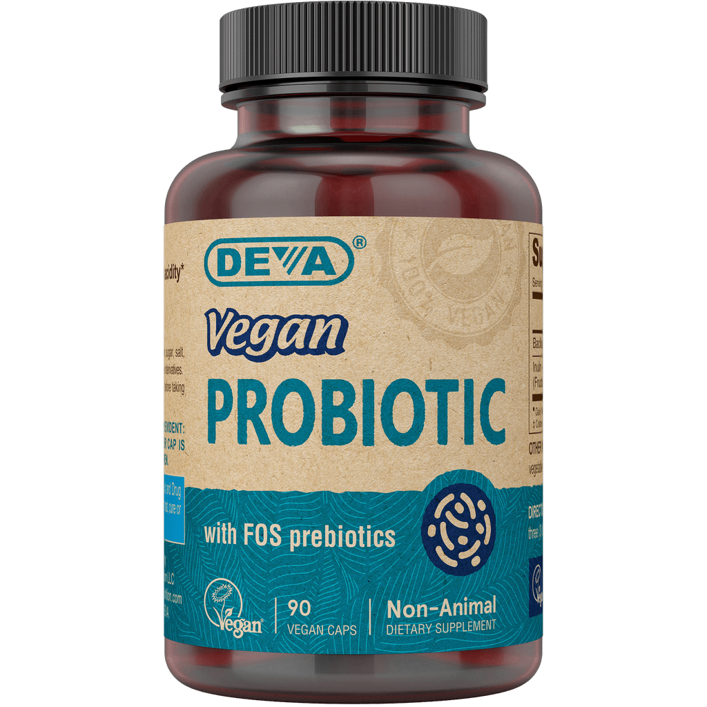 Deva Vegan Probiotic with FOS Prebiotics