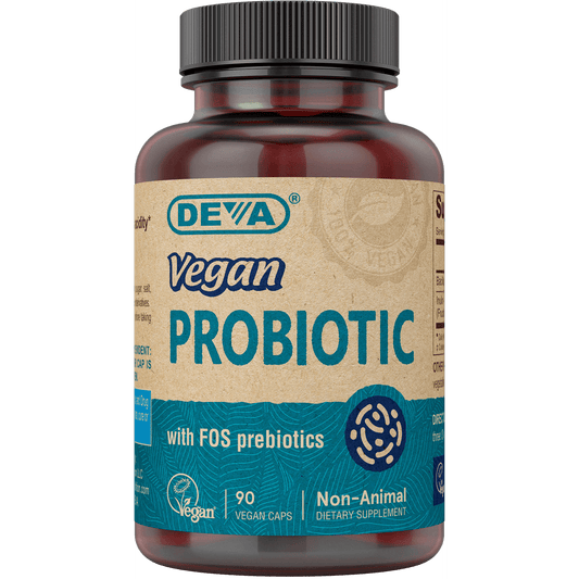 Deva Vegan Probiotic with FOS Prebiotics